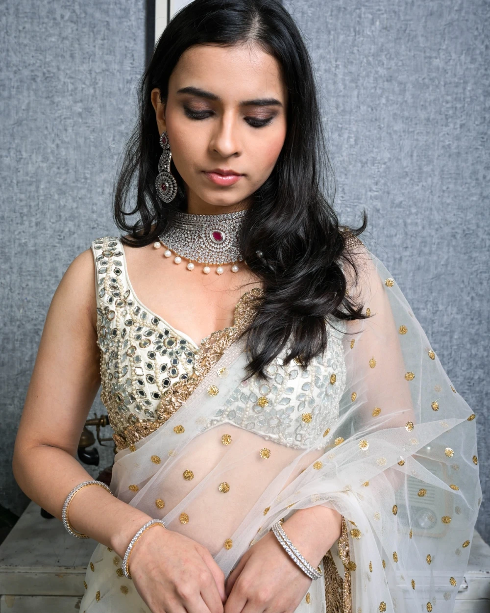 Vardan Ethnic Bt 373 Heavy Nylone Butterfly Net Wholesale Fancy Saree — Wholesale Sarees, MPA wholesale from Surat - Gallery Image 4